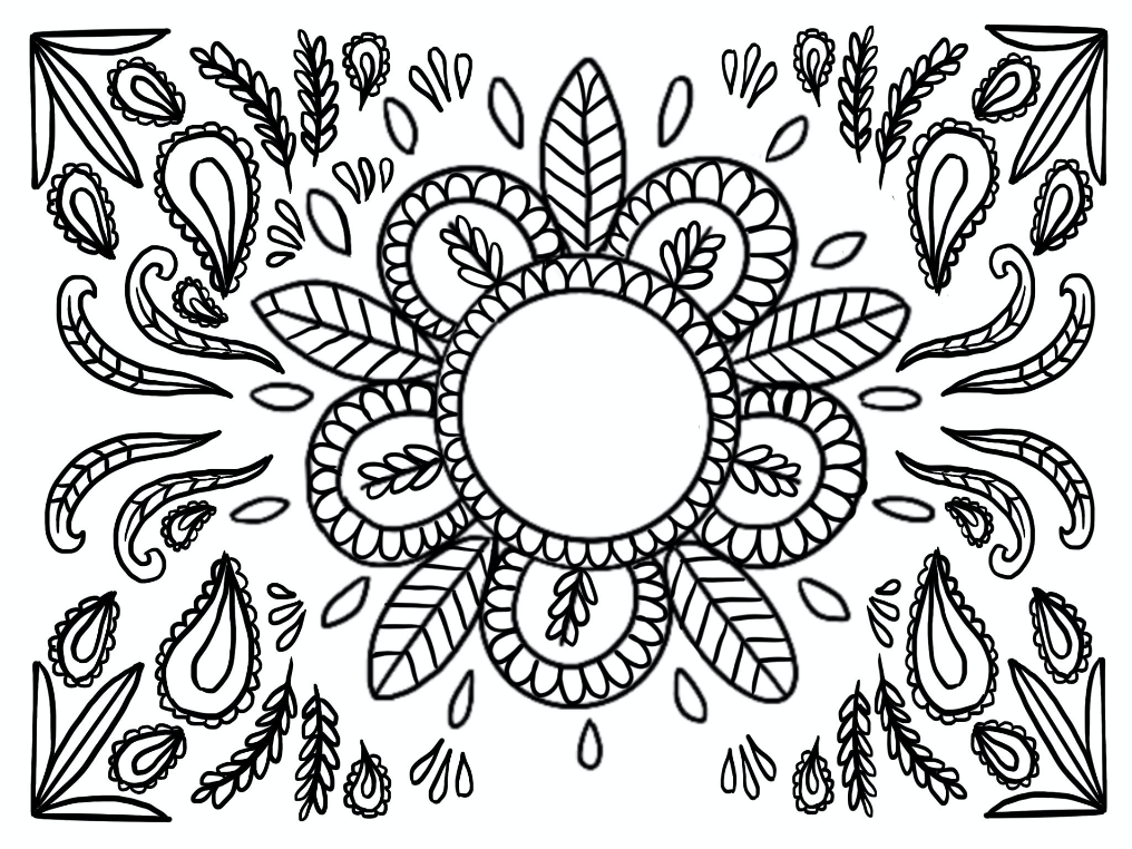 Mindful colouring • Recipes for Wellbeing
