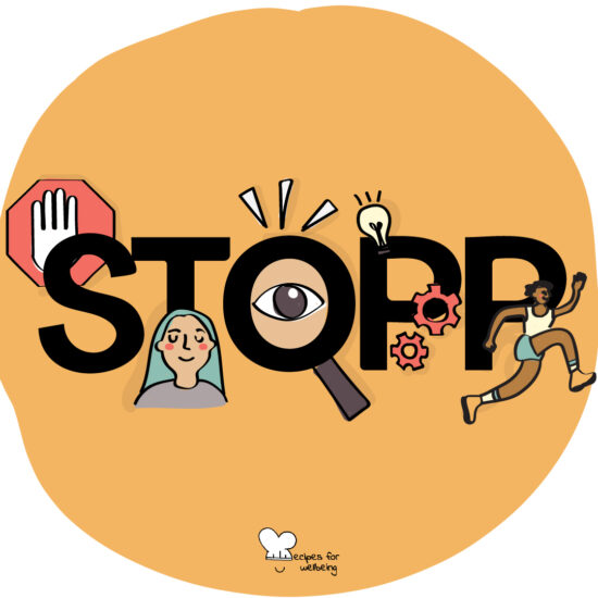 Illustration of the acronym STOPP. © Recipes for Wellbeing